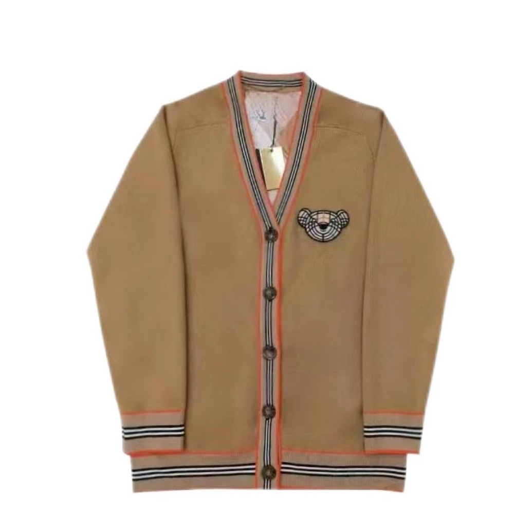 Thomas Bear Motif Cotton
Cashmere Blend Cardigan